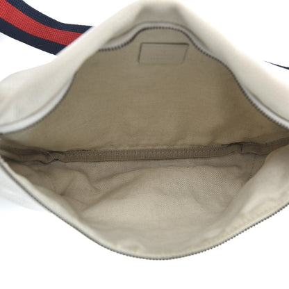 Gucci Grained Calfskin Logo Belt Bag White 4 of 9