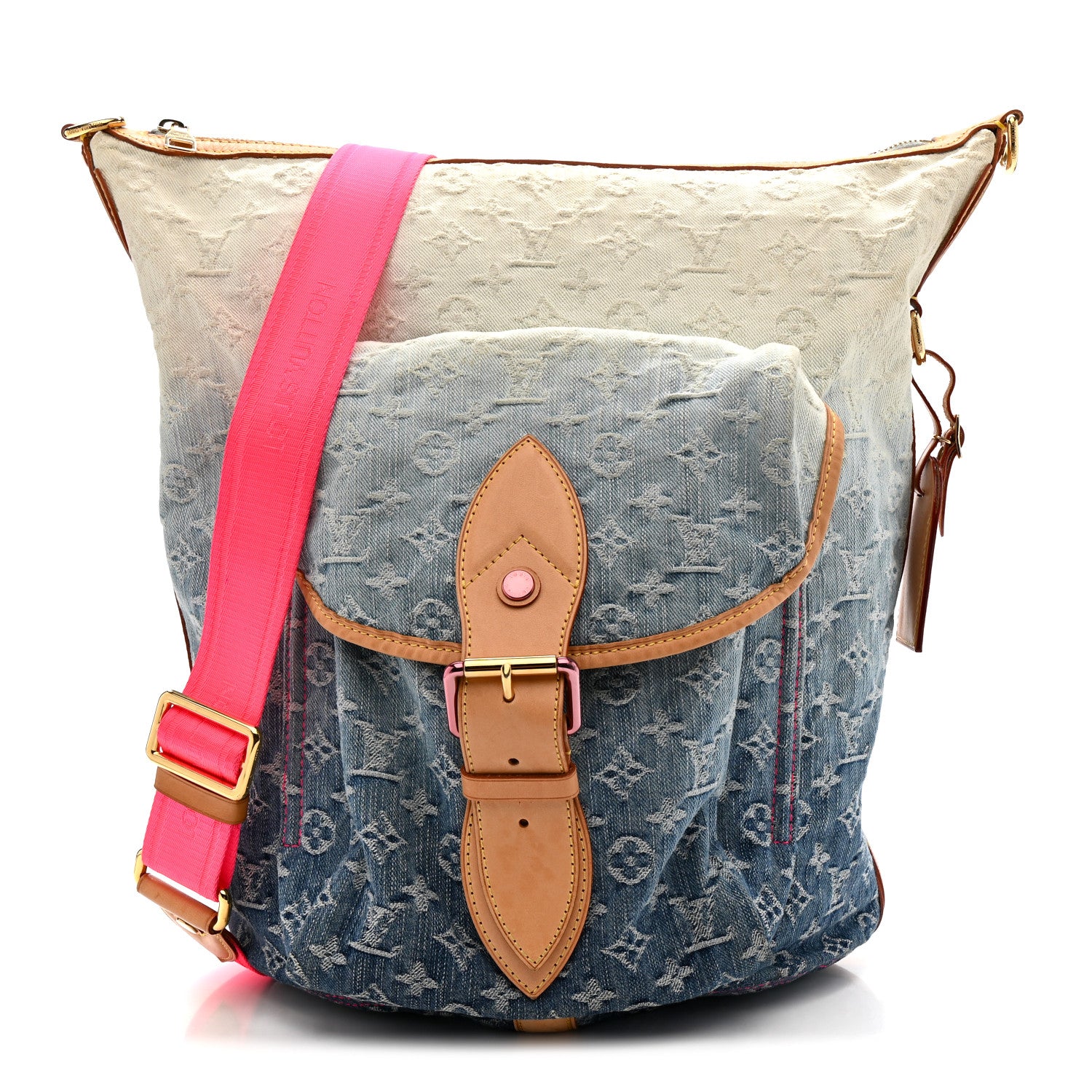 Louis Vuitton Denim Sunburst PM Messenger Blue 1 of 12