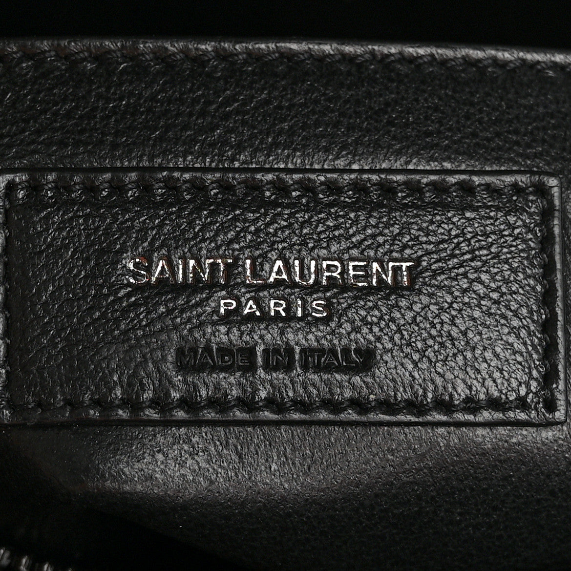 Saint Laurent Calfskin Y Quilted Monogram Monochrome Small Loulou Chain Satchel Black 6 of 12