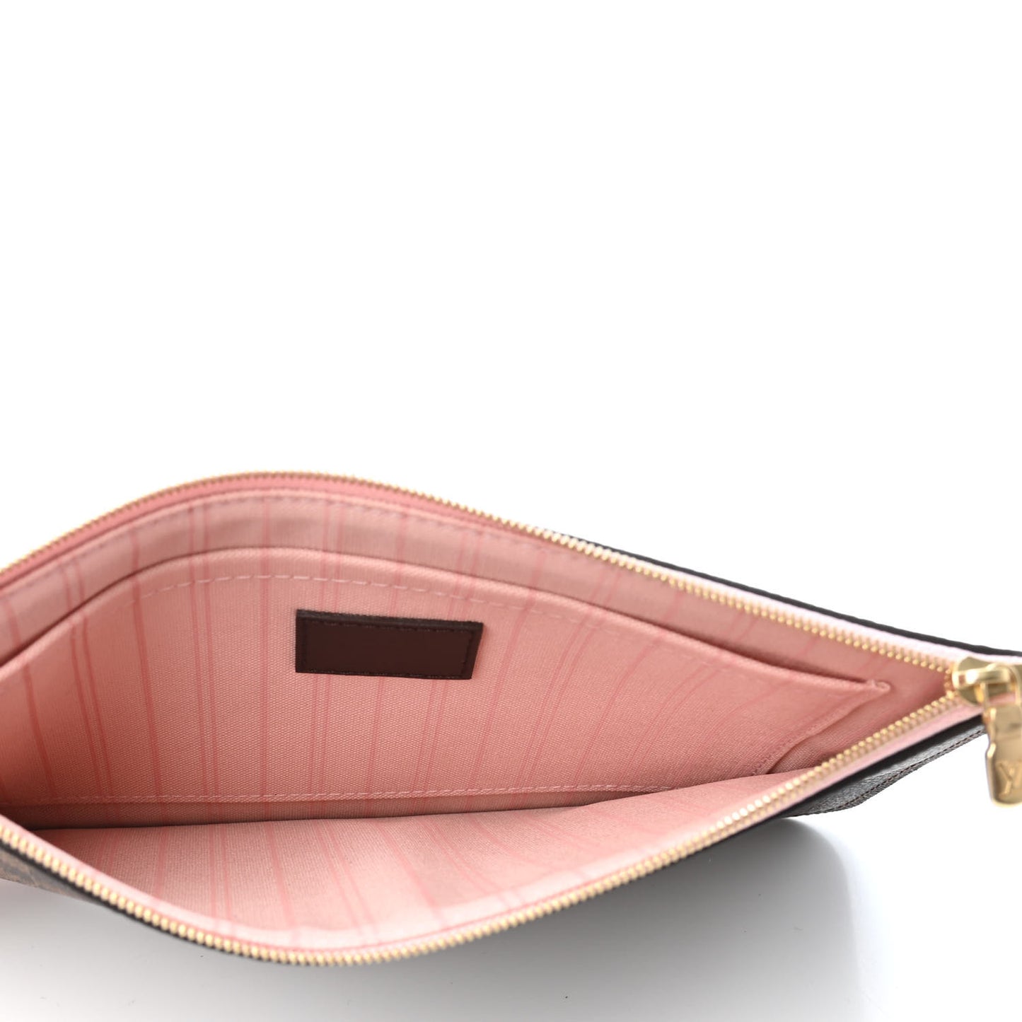 Damier Ebene Neverfull MM GM Pochette Rose Ballerine