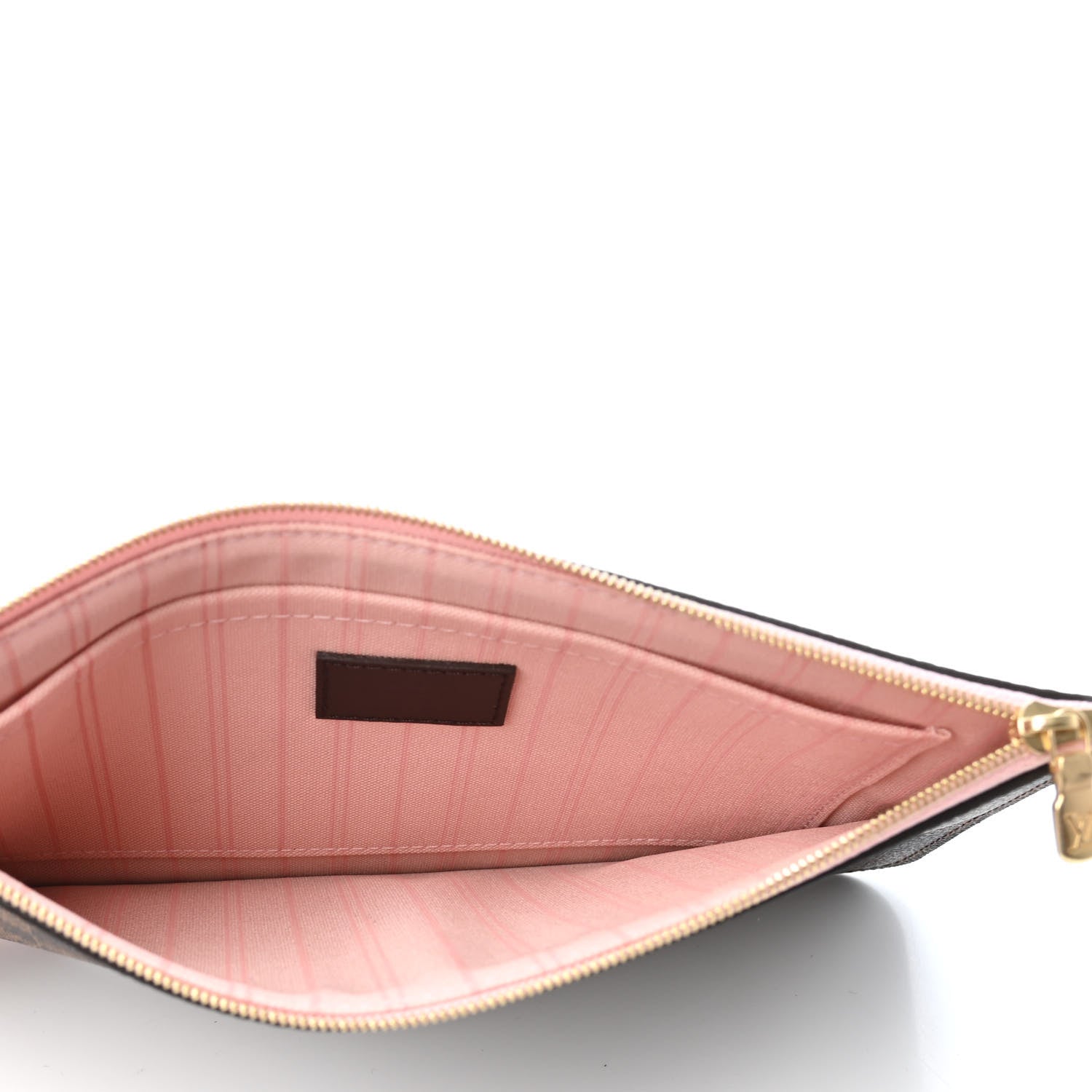 Louis Vuitton Damier Ebene Neverfull MM GM Pochette Rose Ballerine 4 of 4