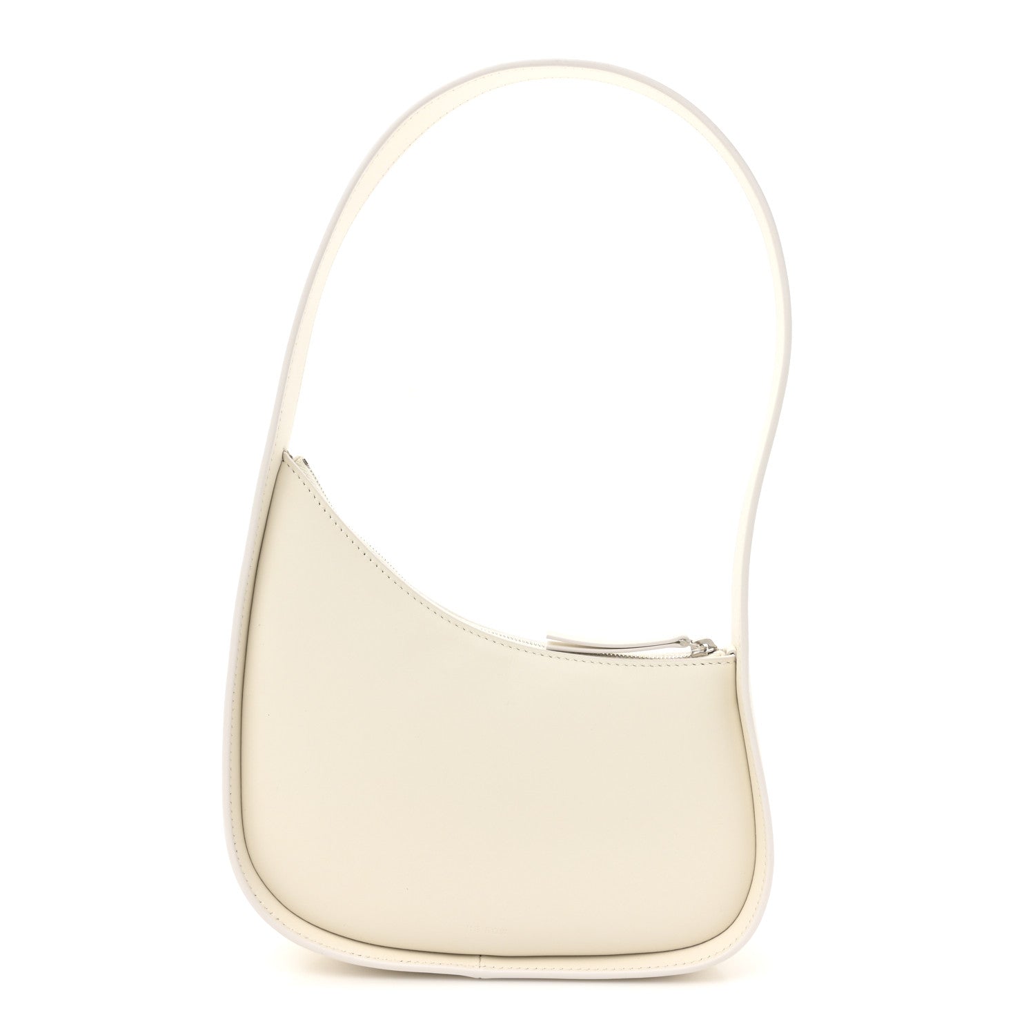 The Row Smooth Calfskin Half Moon Shoulder Bag New Ivory 1 of 9