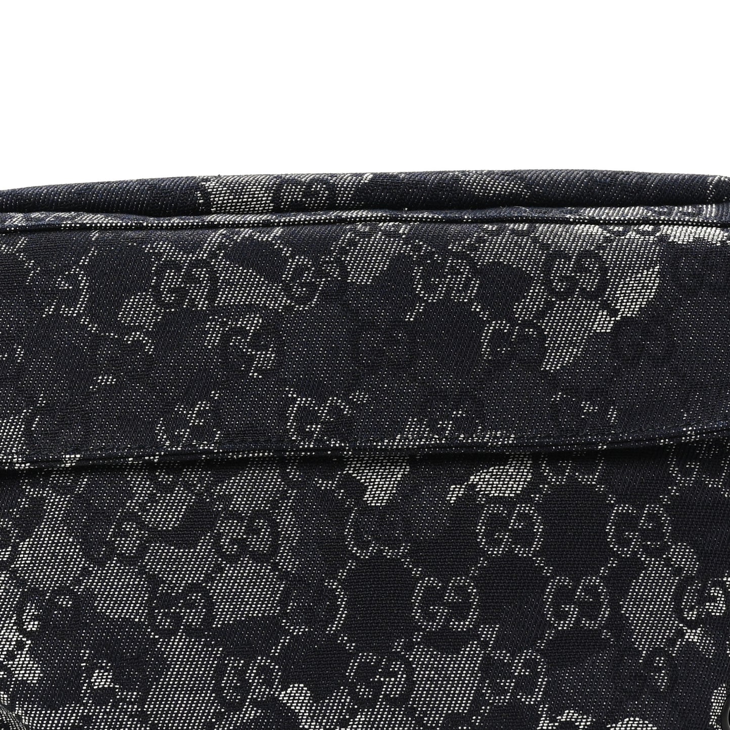 Canvas Monogram Camouflage Belt Bag Black