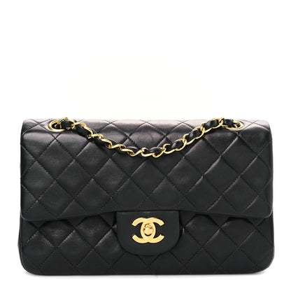 Chanel Lambskin Quilted Small Double Flap Black 1 of 10