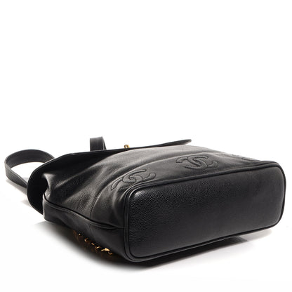 Chanel Caviar CC Backpack Black 4 of 8