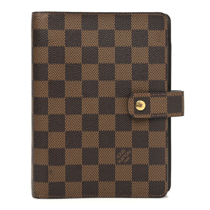 Louis Vuitton Damier Ebene Medium Ring Agenda Cover 1 of 9