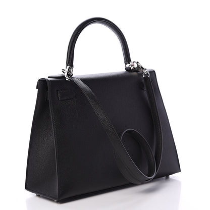 Hermes Epsom Kelly Sellier 28 Black 2 of 10