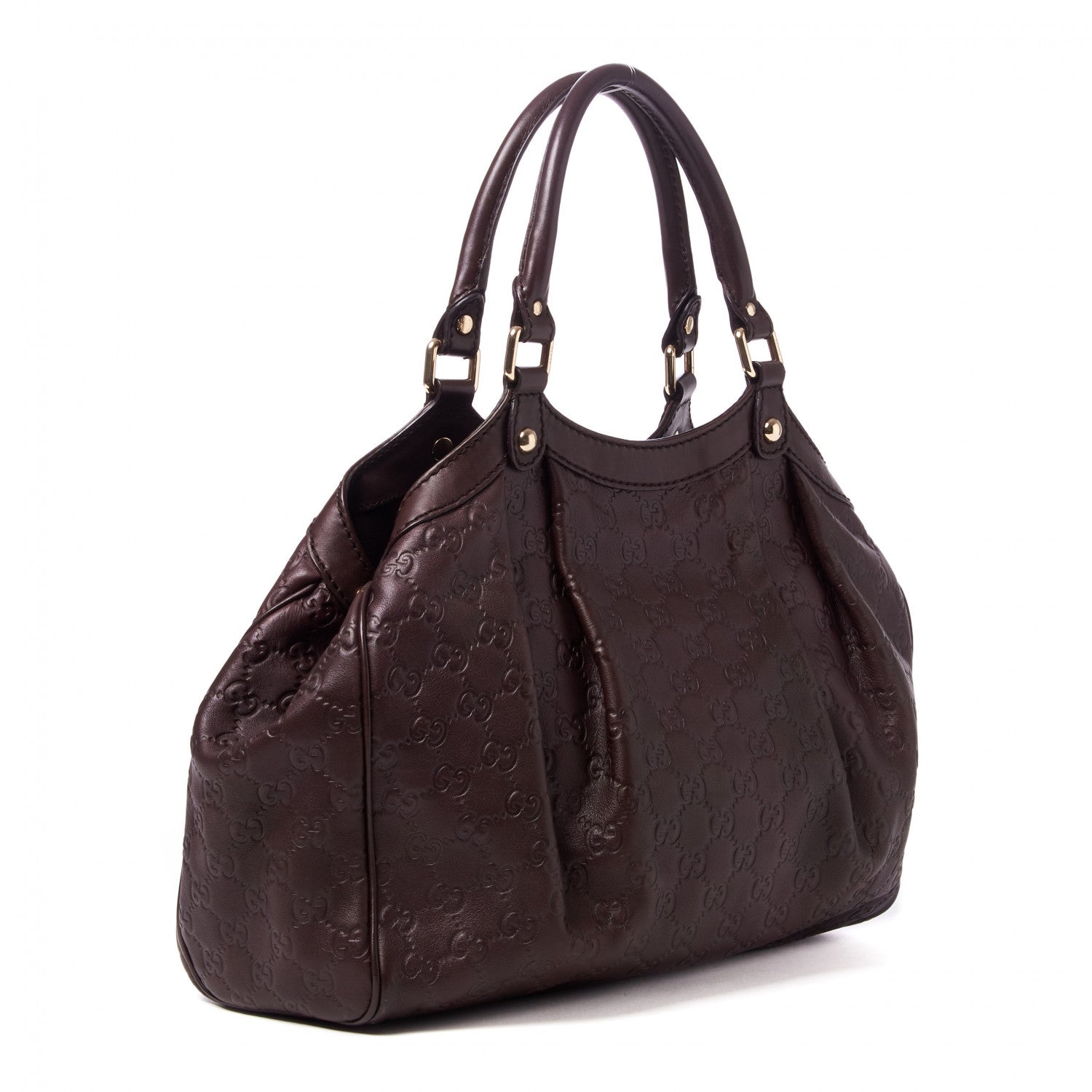 Gucci Guccissima Medium Sukey Tote Chocolate 2 of 8