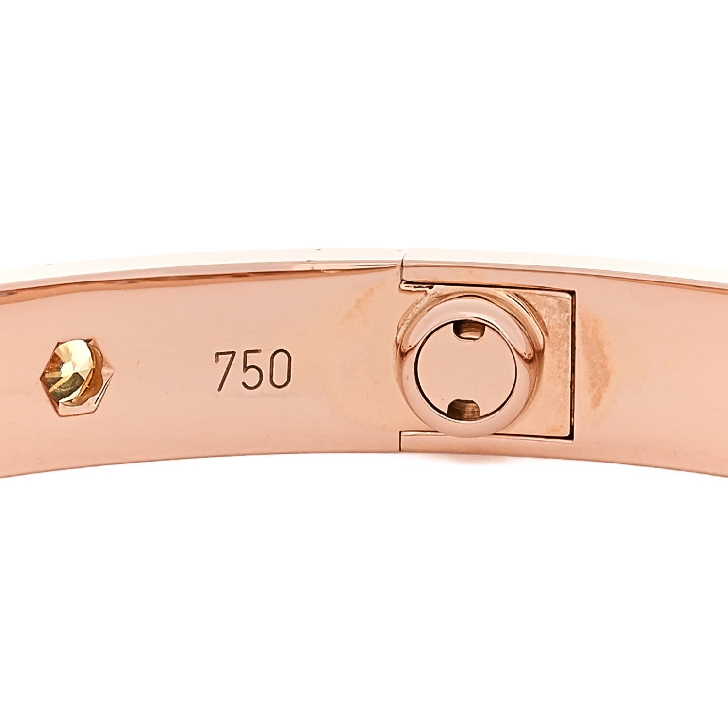 Cartier 18K Pink Gold Sapphire Garnet Amethyst LOVE Bracelet 16 6 of 7