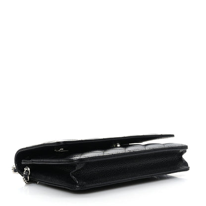 Chanel Caviar Quilted Wallet on Chain WOC Black 4 of 10