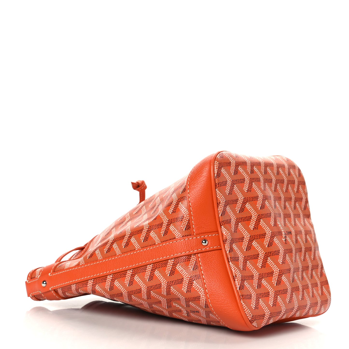 Goyardine Petit Flot Bucket Bag PM Orange