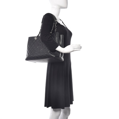 Chanel Caviar Quilted Grand Shopping Tote GST Black 2 of 10