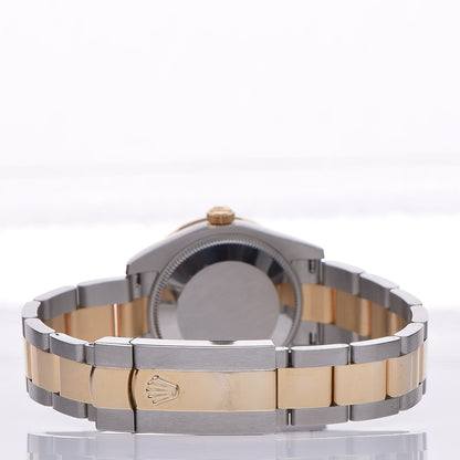 Rolex Stainless Steel 18K Yellow Gold Diamond Bezel 31mm Oyster Perpetual DateJust Watch Champagne 8 of 9