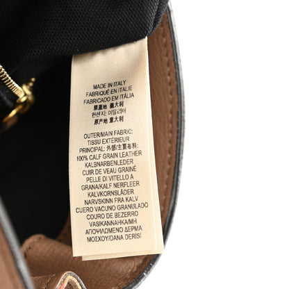 Burberry Grainy Calfskin House Check Medium Banner Tote Dark Sand 7 of 19