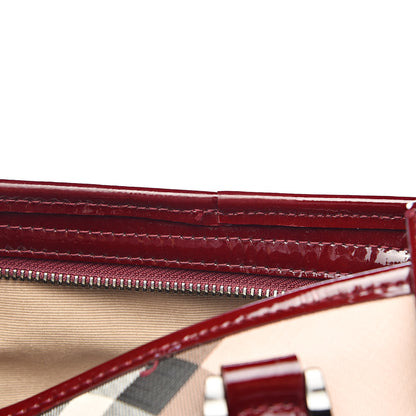 Burberry Supernova Check Regent Tote Berry Red 7 of 17