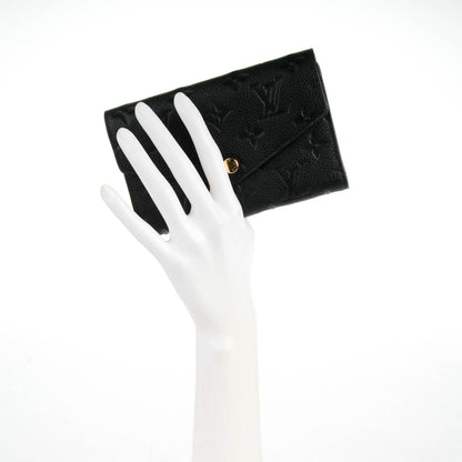 Louis Vuitton Empreinte Compact Curieuse Wallet Black 2 of 7