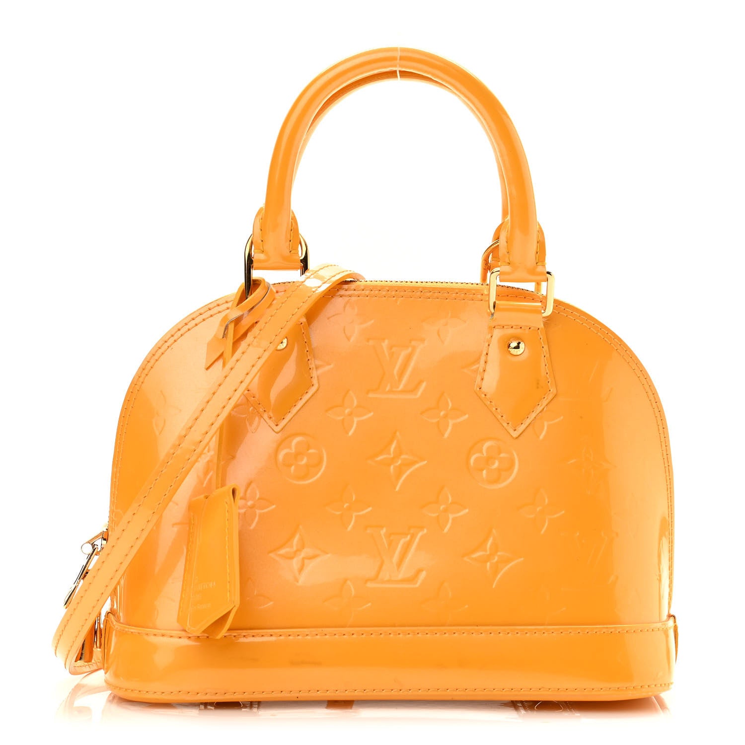 Louis Vuitton Vernis Alma BB Jaune Passion 1 of 12