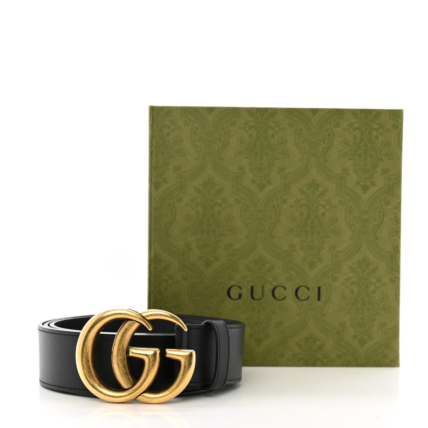 Calfskin Double G 40mm Belt 100 40 Black