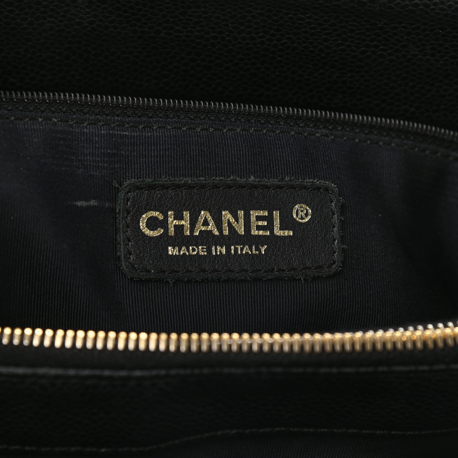Chanel Caviar Quilted Grand Shopping Tote GST Black 6 of 10