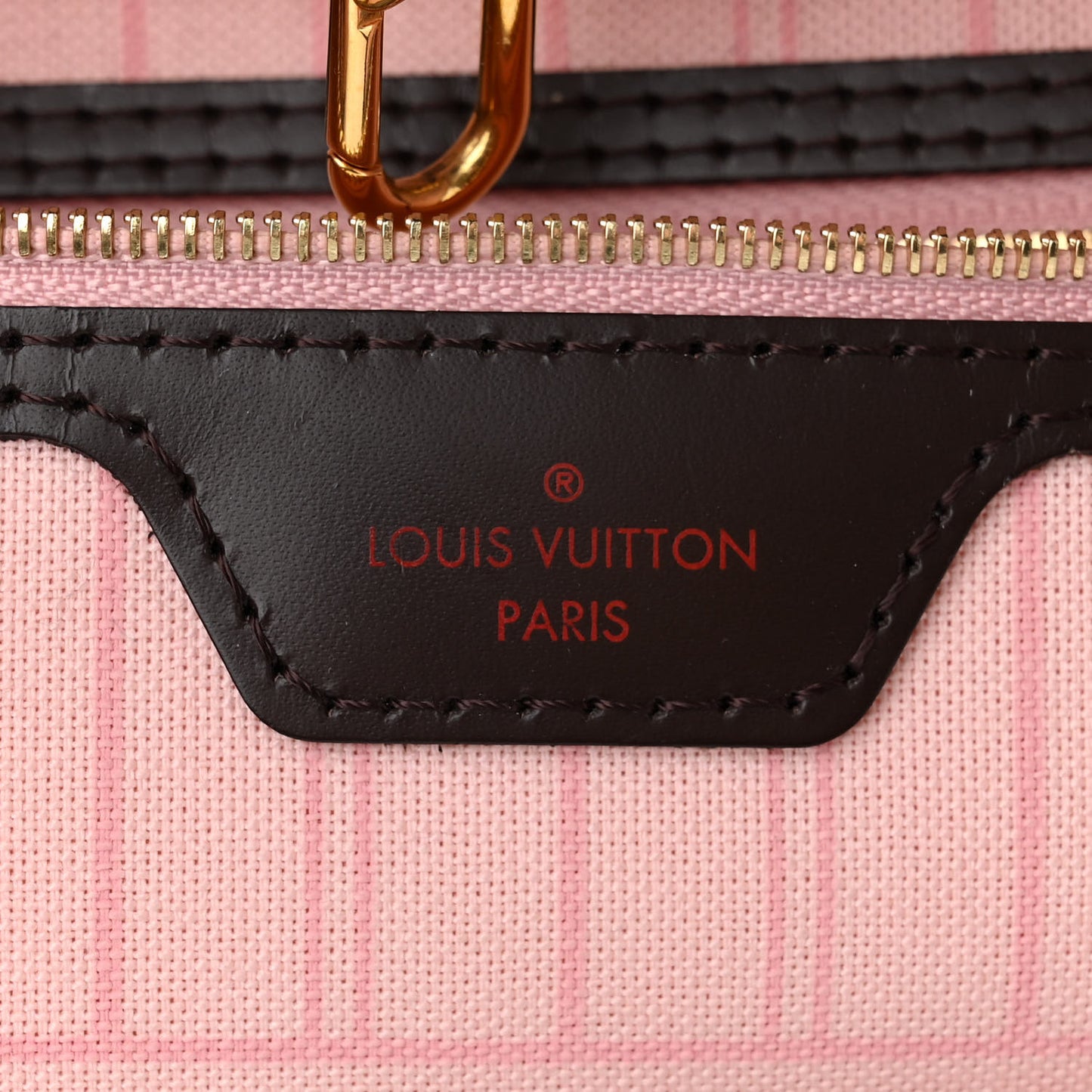 Damier Ebene Neo Neverfull MM Rose Ballerine