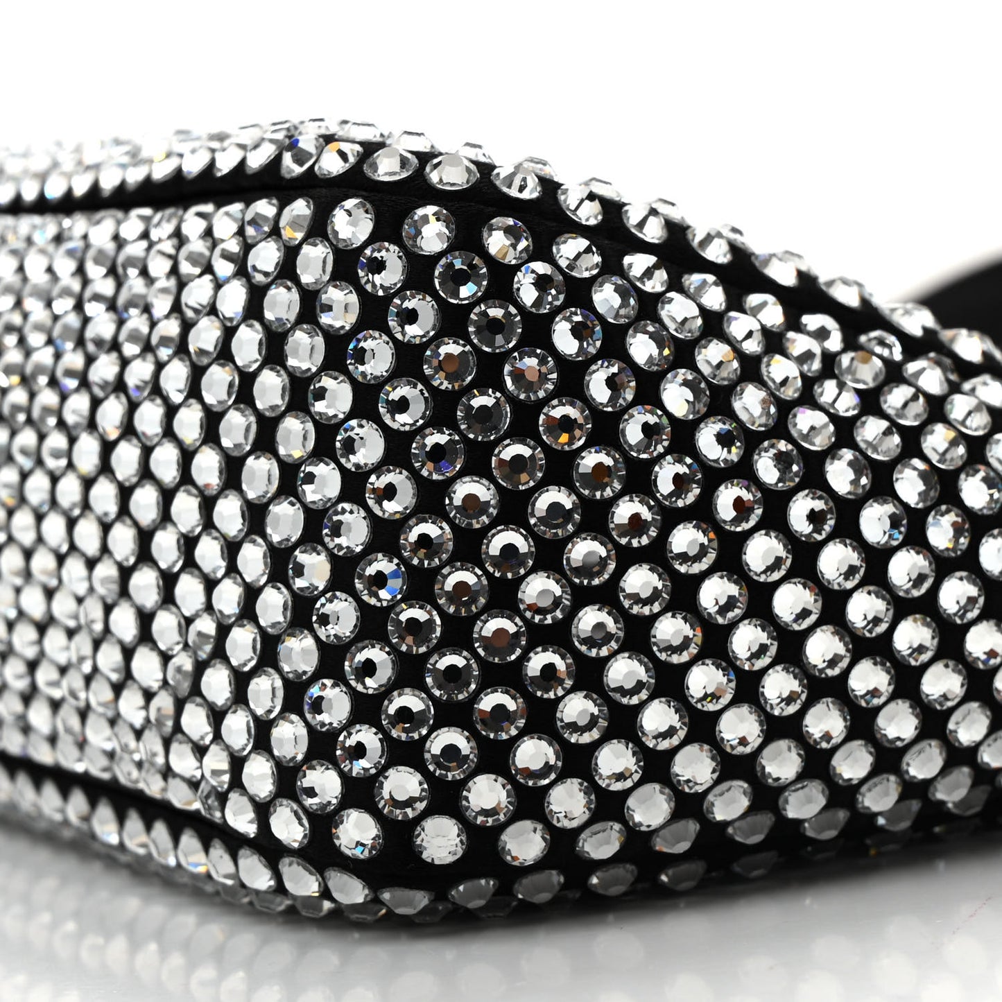 Satin Crystal Re-Edition 2005 Shoulder Bag Cristal