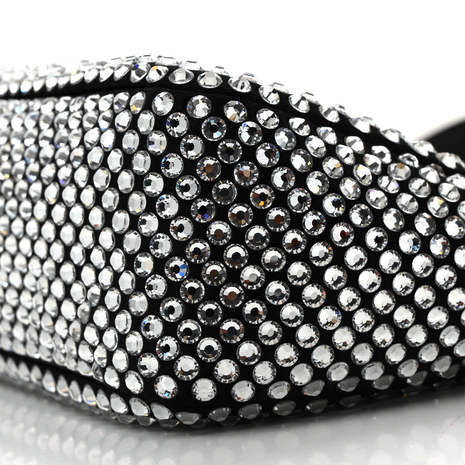 Prada Satin Crystal Re-Edition 2005 Shoulder Bag Cristal 10 of 12