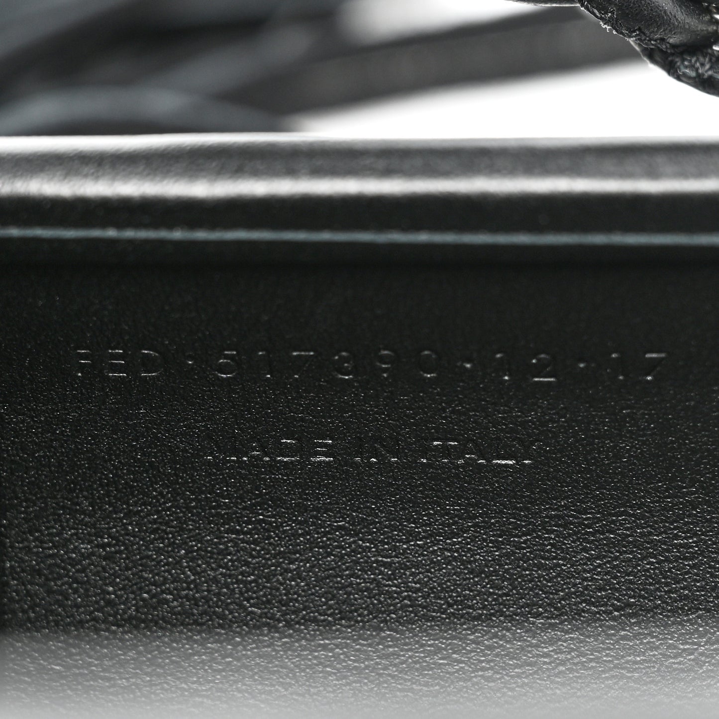 Ribbed Plexiglass Lambskin Fringe Monogram Opium Box Bag Black