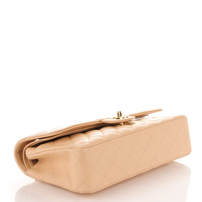 Chanel Caviar Quilted Medium Double Flap Beige Clair 4 of 8
