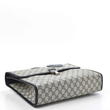 Gucci GG Supreme Monogram Children's School Backpack Navy 3 of 9