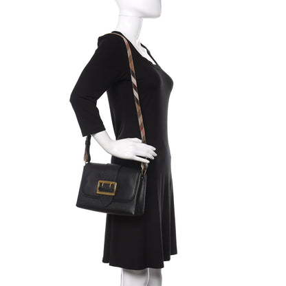 Burberry Soft Grain Calfskin Small Medley Crossbody Black 2 of 11