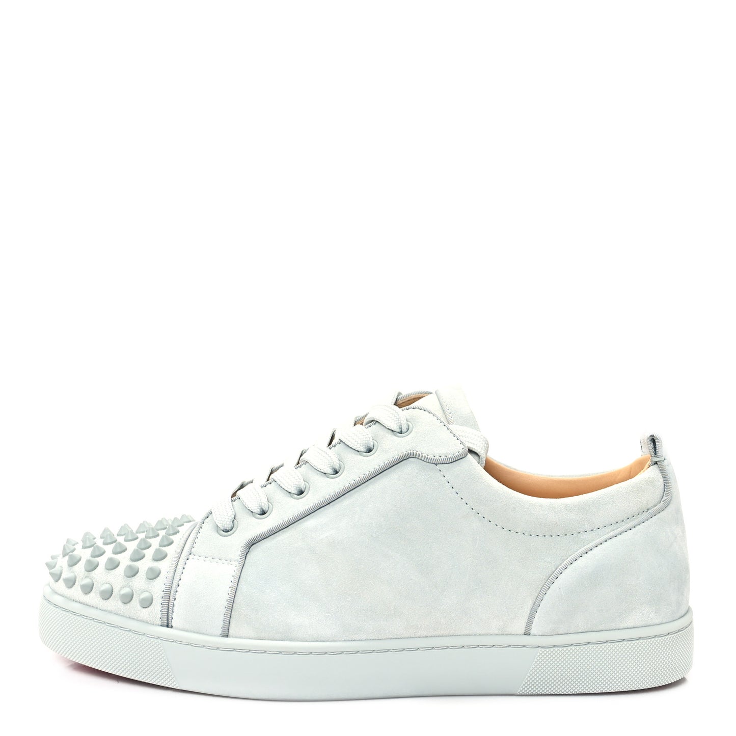 Veau Velours Mens Louis Junior Spikes Flat Sneakers 43.5 Ecume