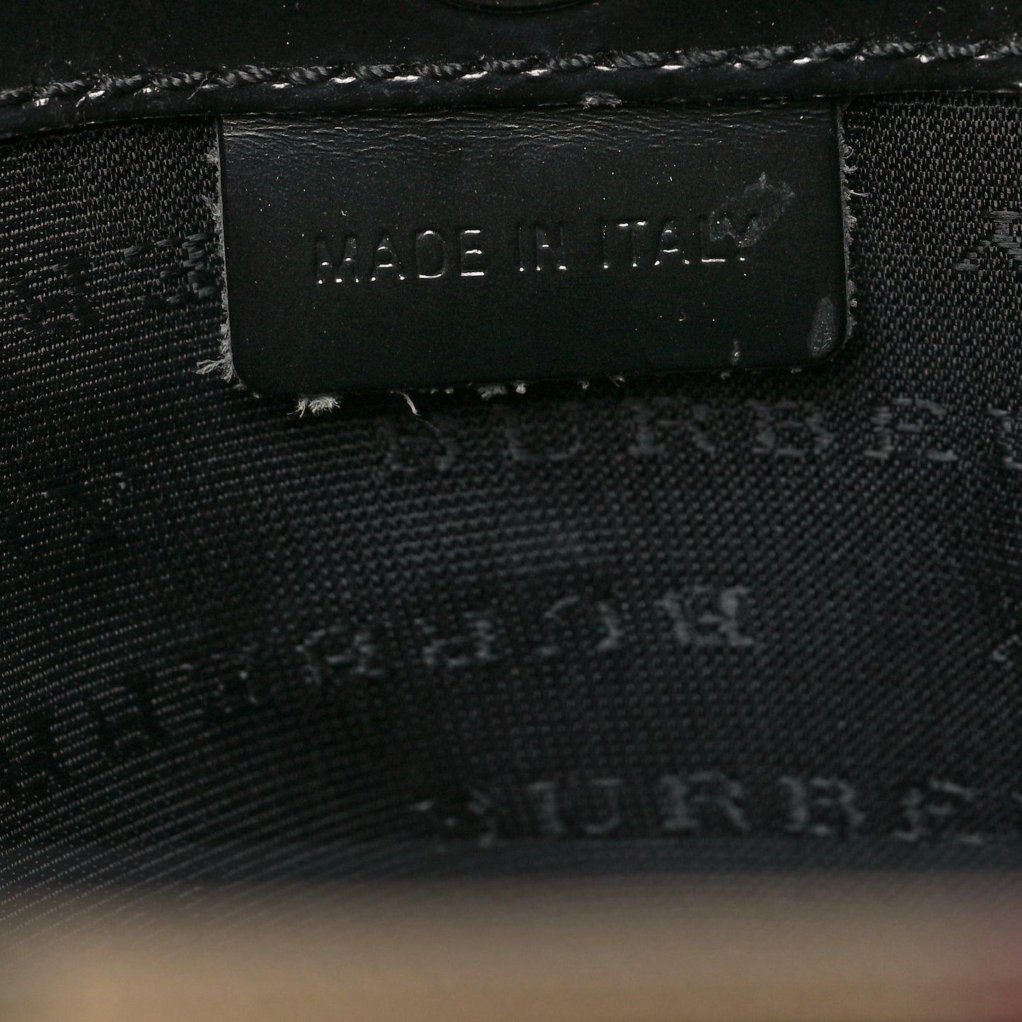 Canvas House Check Small Tote Black