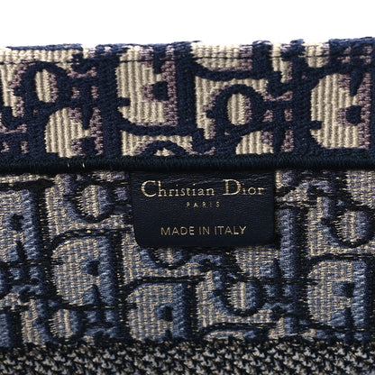 Christian Dior Oblique Medium Book Tote Blue Multicolor 6 of 10