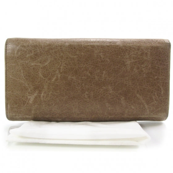 Balenciaga Chevre Money Wallet Taupe 2 of 8
