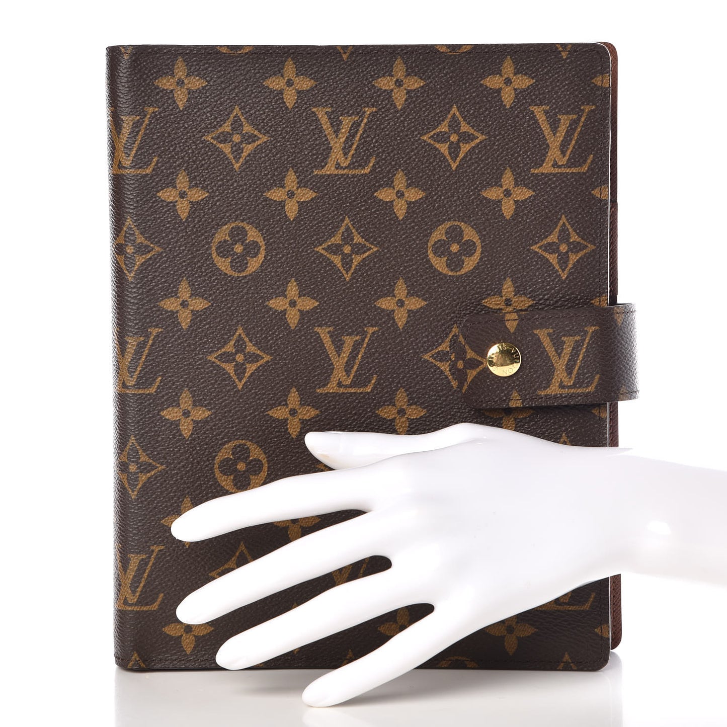 Monogram Large Ring Agenda Cover