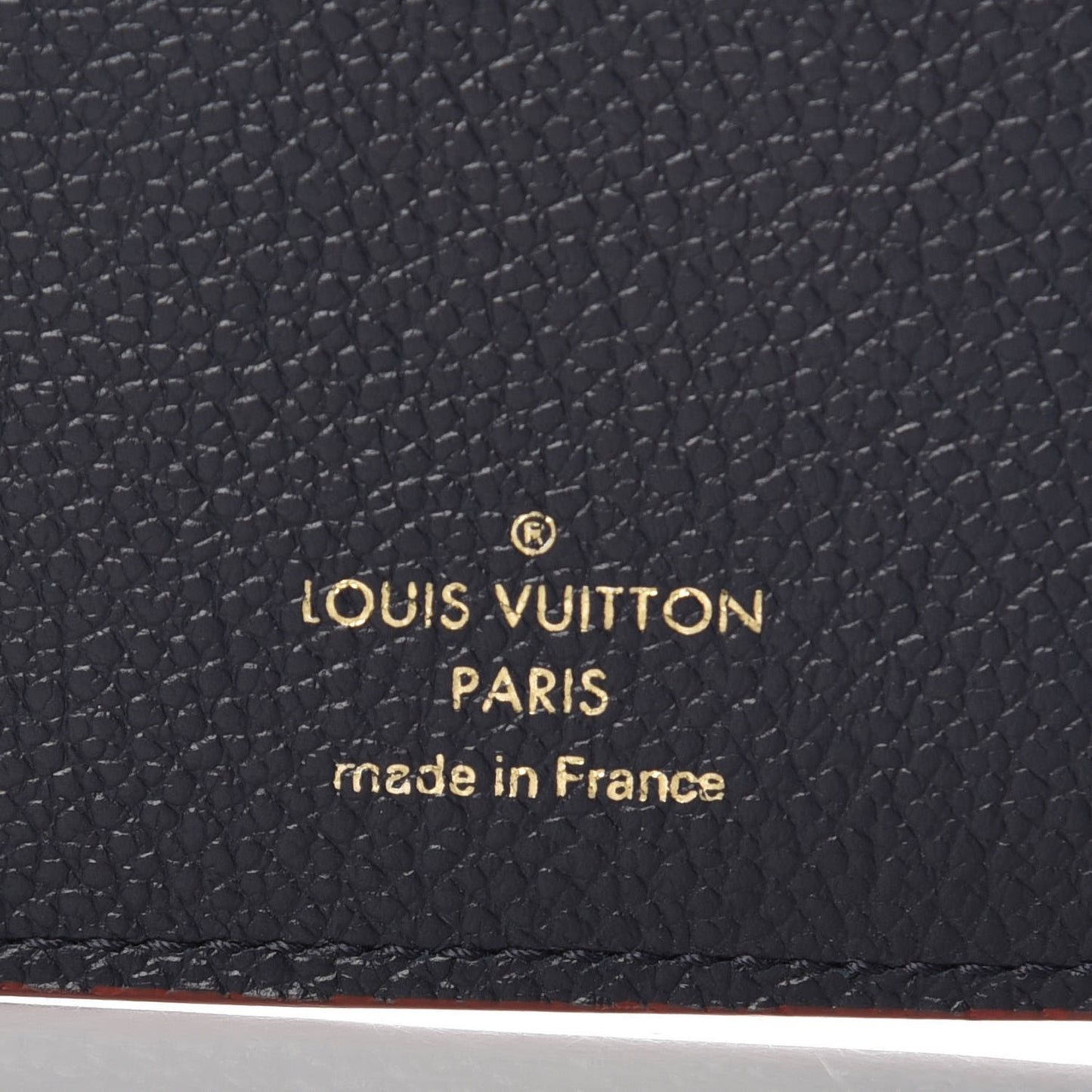 Empreinte Victorine Wallet Marine Rouge