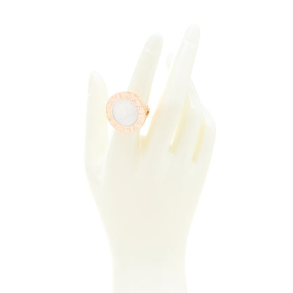 Bulgari 18K Rose Gold Mother of Pearl BVLGARI BVLGARI Ring 53 6.5 2 of 5