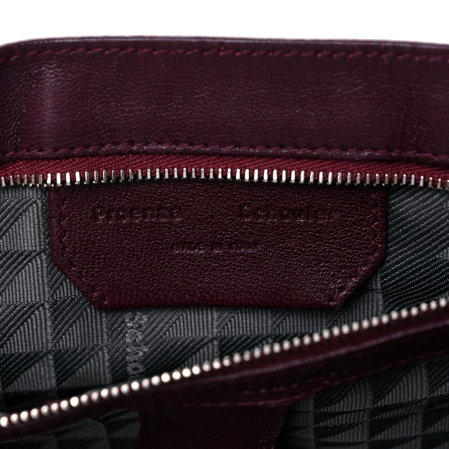Lambskin PS1 Large Satchel Oxblood