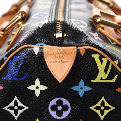 Louis Vuitton Monogram Multicolor Speedy 30 Black 7 of 8