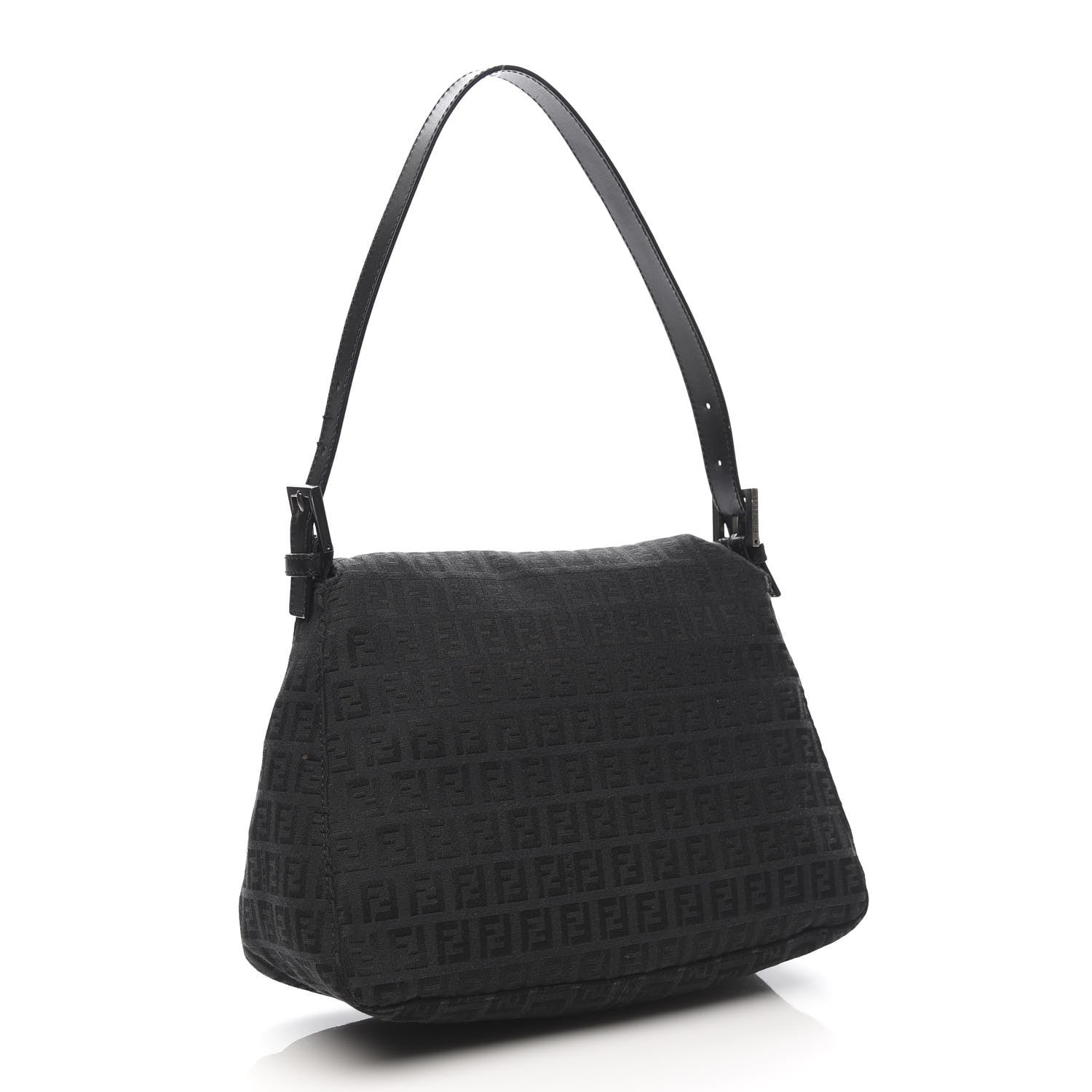 Fendi Zucchino Mama Baguette Black 3 of 9