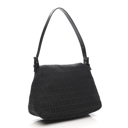 Fendi Zucchino Mama Baguette Black 3 of 9