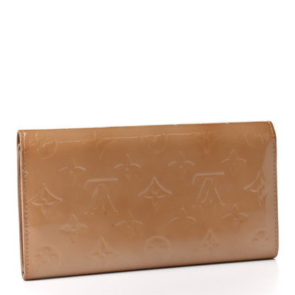 Louis Vuitton Vernis Sarah Wallet Noisette 3 of 13