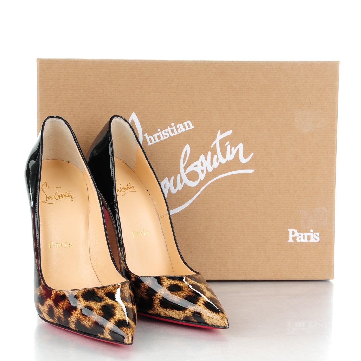 Christian Louboutin Patent Degrade Leopard So Kate 120 Pumps 35 Leopard Black 8 of 8