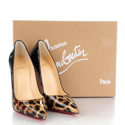 Christian Louboutin Patent Degrade Leopard So Kate 120 Pumps 35 Leopard Black 8 of 8