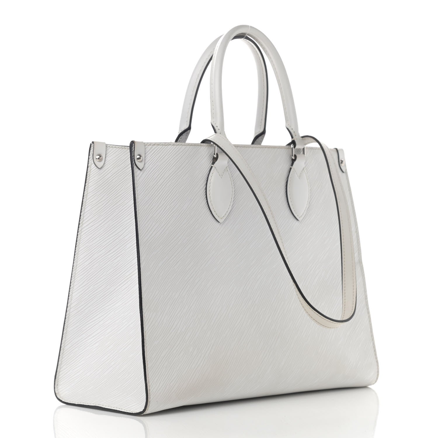 Louis Vuitton Epi Onthego MM White 3 of 13