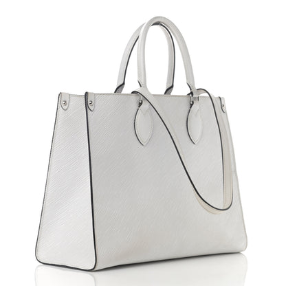 Louis Vuitton Epi Onthego MM White 3 of 13
