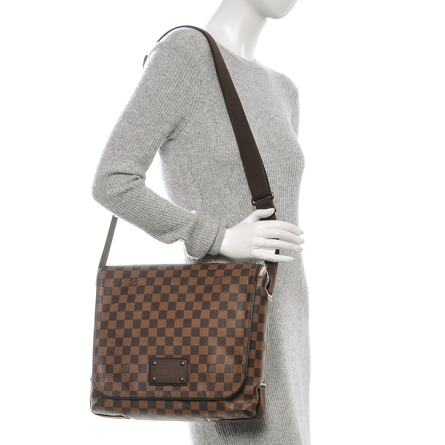 Louis Vuitton Damier Ebene Brooklyn MM 2 of 6