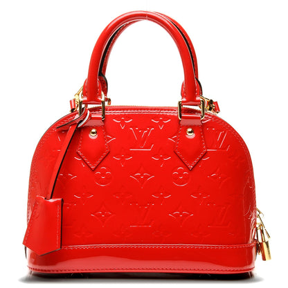 Louis Vuitton Vernis Alma BB Cherry 1 of 7