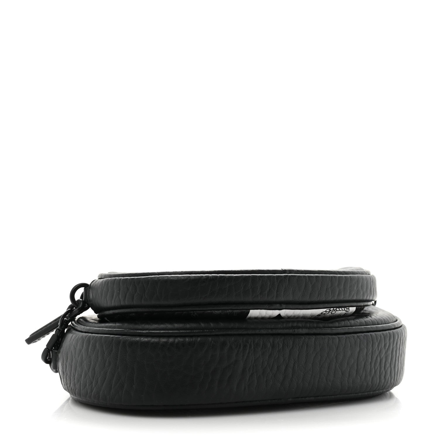 MCM Checkerboard Visetos Small Aren Multifunction Crossbody Pouch Black White 4 of 13