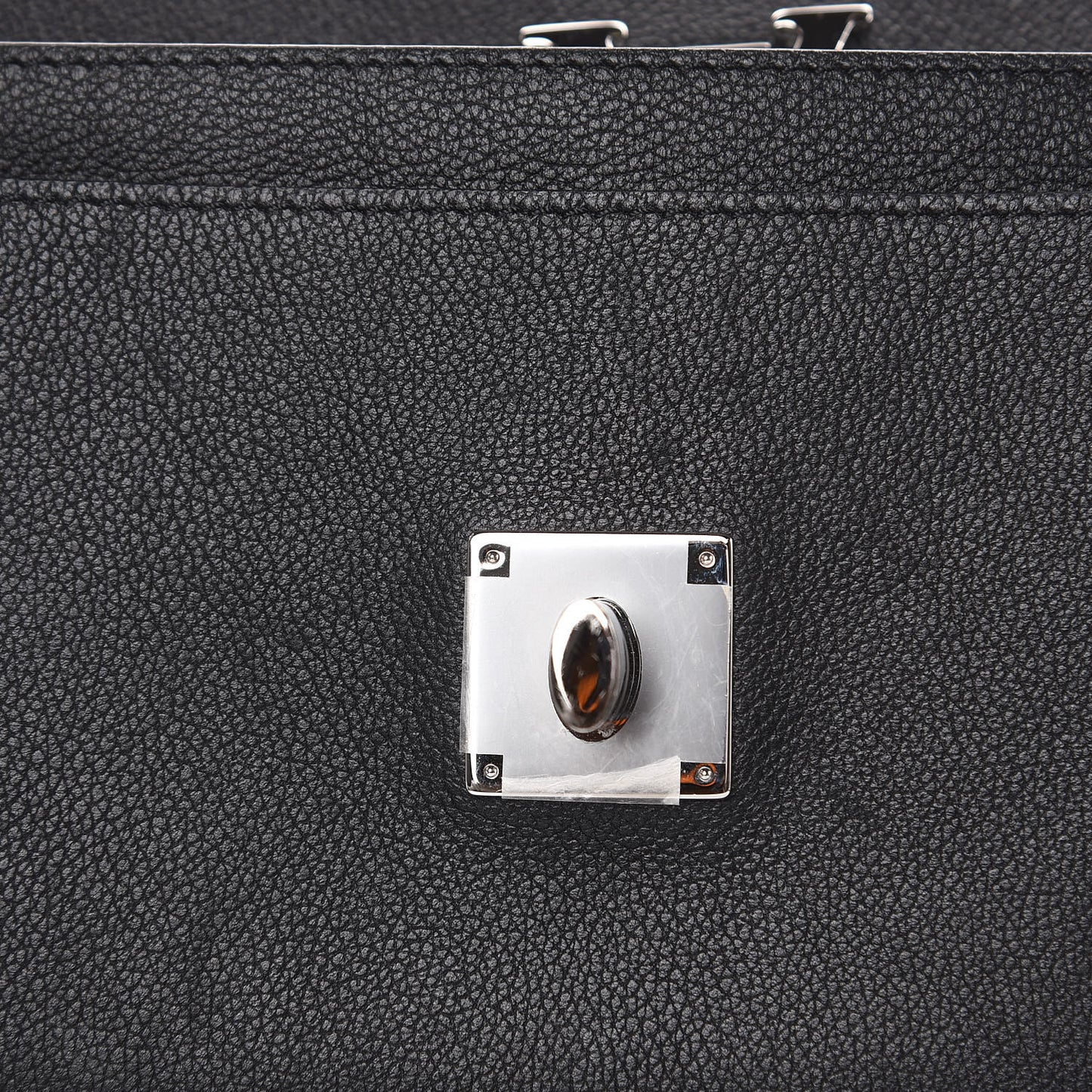 Soft Calfskin My Lockme Chain Bag BB Black